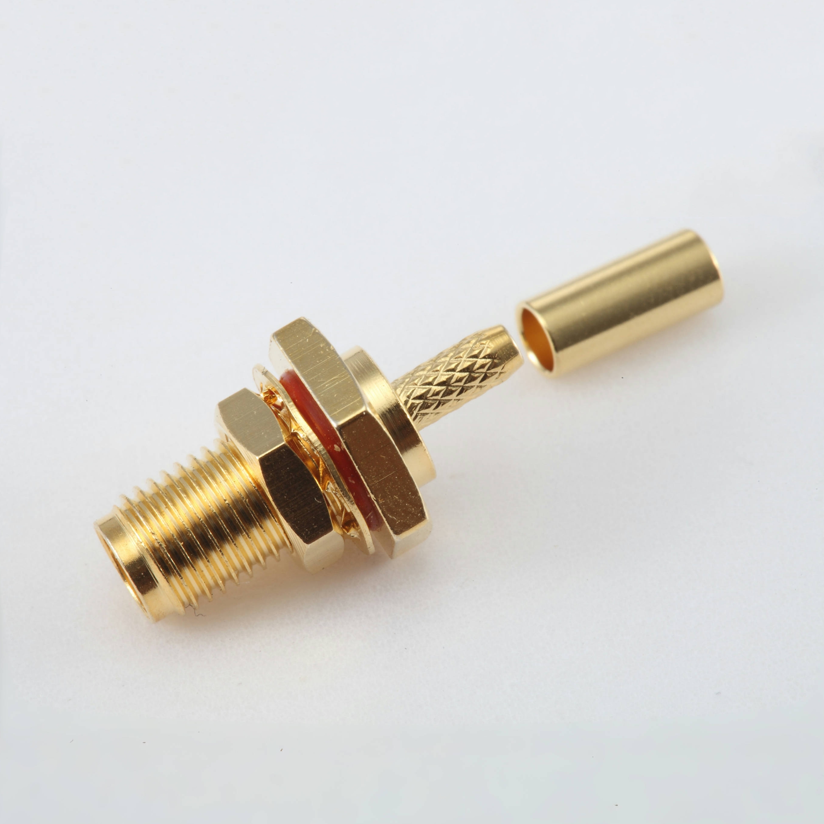 SMA-K_电缆连接(螺母)_压接直式